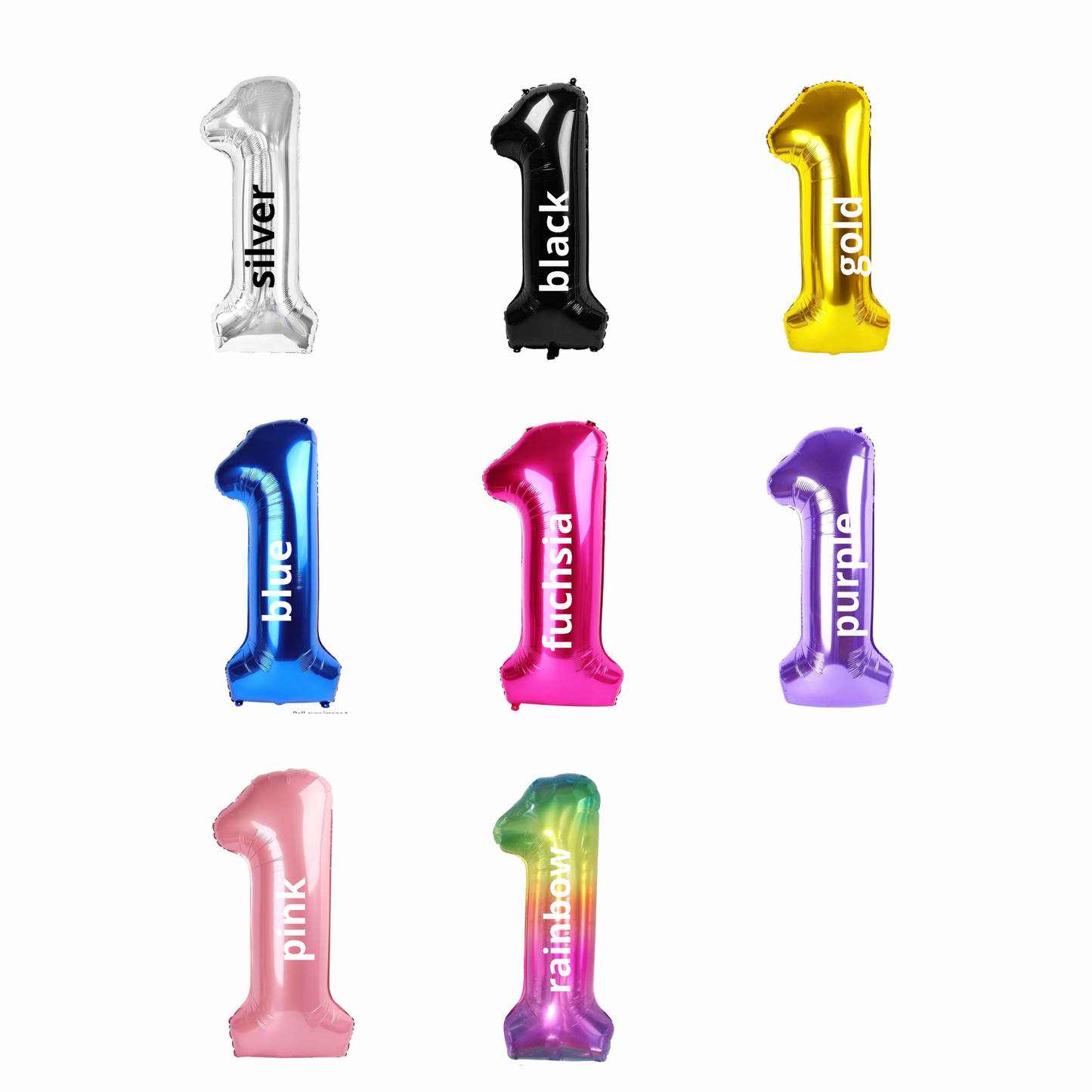 VIBRANT NUMBER STACK (You pick colors)