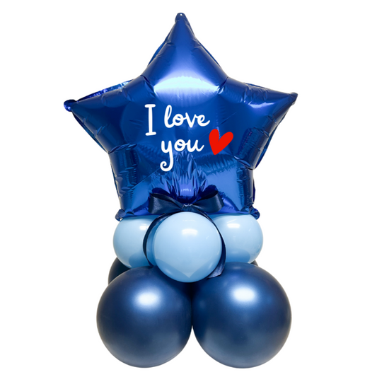 CUSTOM STAR BALLOON CENTERPIECE