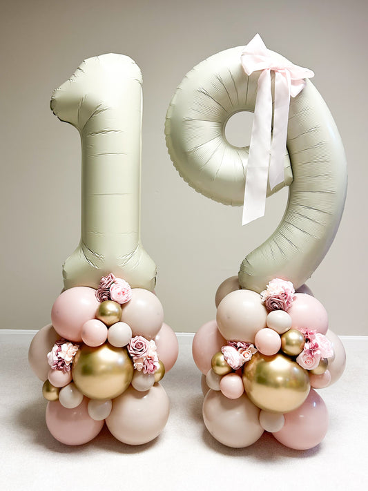 CUSTOM PASTEL NUMBER STACK